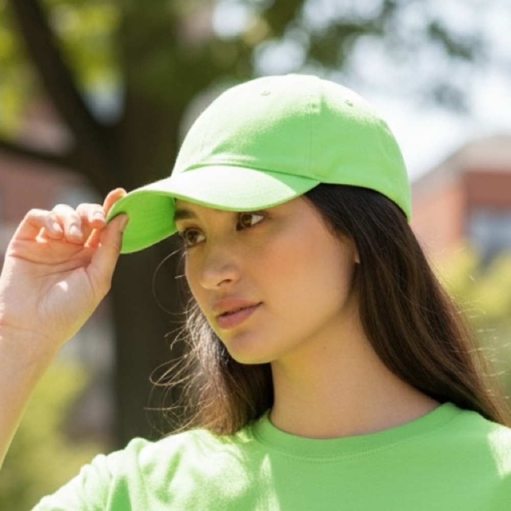 โจ SKIMS Neon Green Baseball Cap NWT | Adjustable | Rare Color โจ